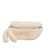 Sac Banane Douceur Peluche Écrue Unisexe